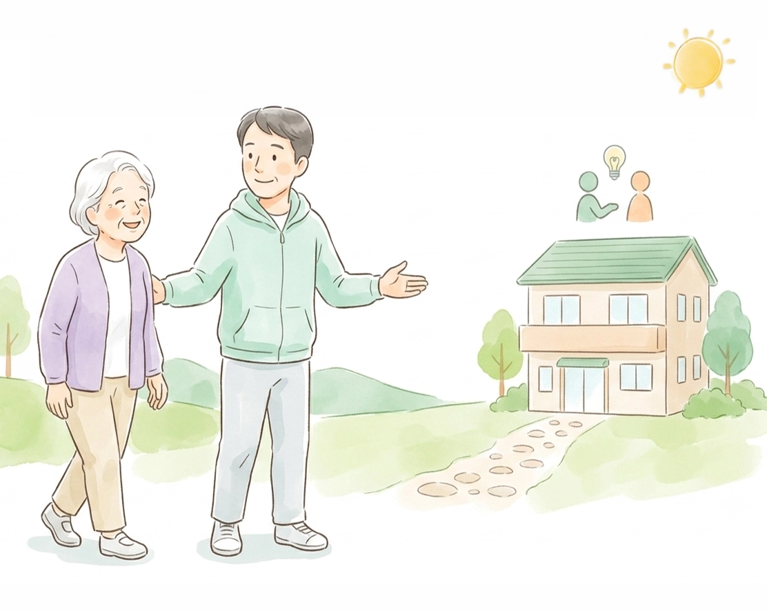 相談先につながるイメージ