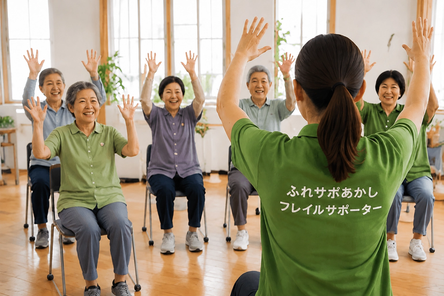 地域の集いの場で活動するフレイルサポーター