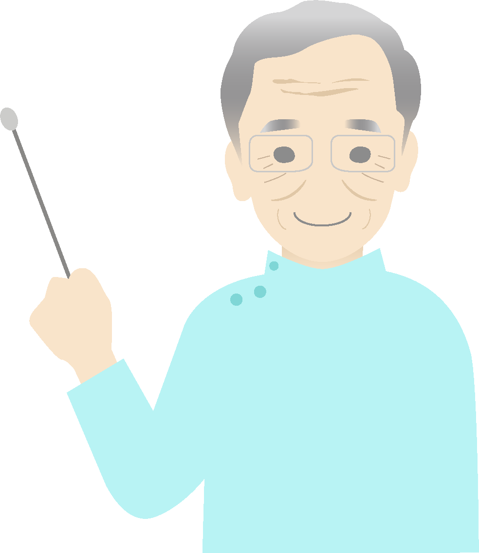 フレイルについて説明する吉田先生のイラスト